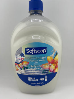 Softsoap Warm Vanilla & Coconut Milk Hand Soap Refill 50 fl oz, 3-Pack