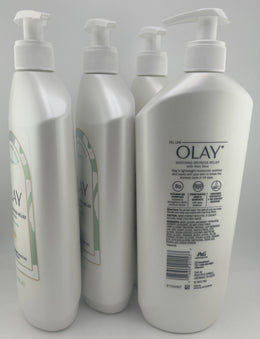 4 Pack Olay Body Lotion Break Dryness Cycle + Aloe Vera 18oz Vitamin B 3 Complex