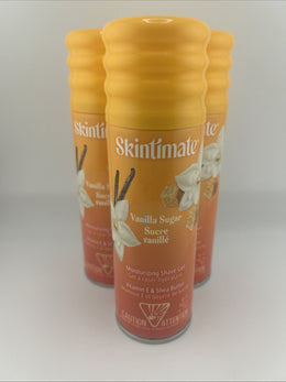3 - Pack Skintimate Moisturizing Shave Gel - 7 oz - Vanilla Sugar