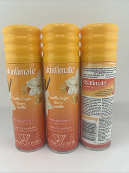 3 - Pack Skintimate Moisturizing Shave Gel - 7 oz - Vanilla Sugar