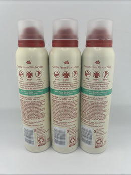 Lot of 3 ~ Old Spice Aloe + Rain Scent Total Body Spray ~ 3.5oz
