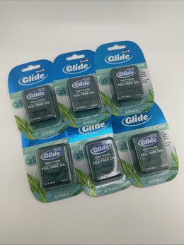 6~Oral-B Glide ProHealth Original Formula Mint Floss Tea Tree Oil Retired