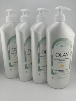 4 Pack Olay Body Lotion Break Dryness Cycle + Aloe Vera 18oz Vitamin B 3 Complex