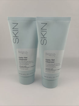 Believe Beauty Daily Gel Cleanser Coconut Extract + Vit E 6fl Oz (2-Pack)