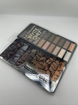 L.A.COLORS Invite Only 20 Color Matte & Shimmer Eyeshadow Palette 0.78 oz