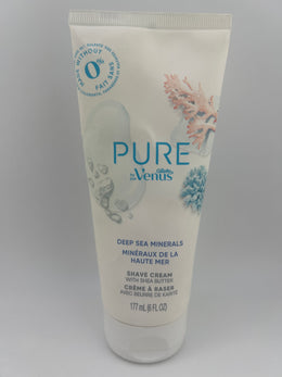 PURE by Gillette Venus Deep Sea Minerals Shave Cream Shea Butter 6 fl oz 3 Pack