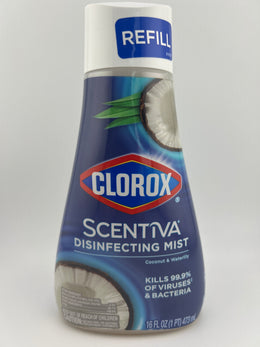 Clorox Scentiva Disinfecting Mist Refill Coconut Waterlily 16 Fl oz (3-Pack)