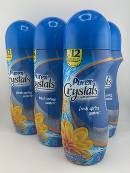Purex Crystals Fresh Spring Waters Laundry Scent Booster 15.5 oz, 4-Pack