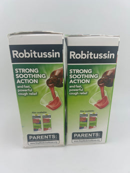 Robitussin Maximum Strength Cough Chest Congestion DM 4 fl oz 2 Pack EXP 02/2028