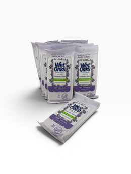 Wet Ones Antibacterial Lavender Hand Wipes 20 Ct Pouch, 10-Pack (200 Wipes)