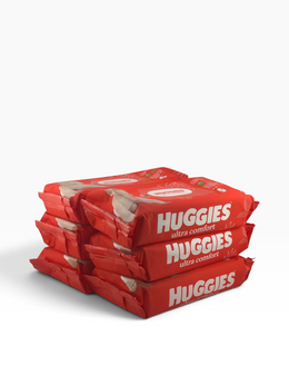 Huggies Ultra Comfort Baby Wipes Aloe Vera 56 Count, 6 Pack – 336 Wipes