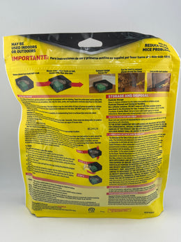 d-CON Corner Fit Refillable Mouse Bait Station with 12 Refills, 3-Pack
