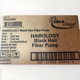 Hairology Hair Thickening/Building Fibers Dark Brown To Black New (Box Of 6)
