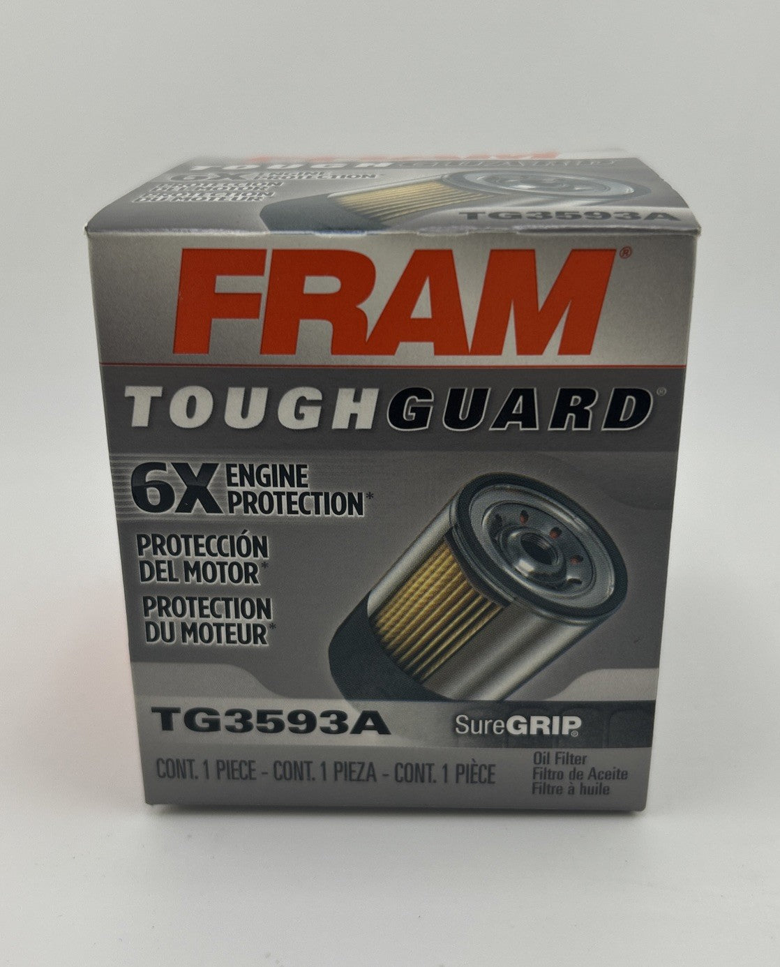 FRAM Tough Guard Oil Filter TG3593A Suregrip (Box Of 6 Filters)
