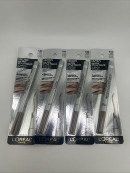 4pks L'OREAL Paris .033oz Brow Stylist MICRO INK PEN 48hr Tint 633 Dark Blonde