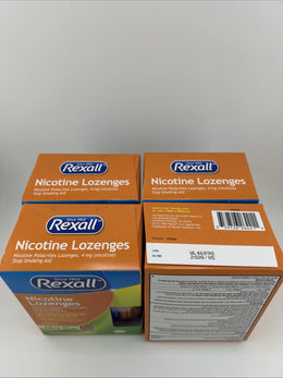 REXALL NICOTINE MINI LOZENGES MINT 4mg (4-pack) 80 Total Lozenges