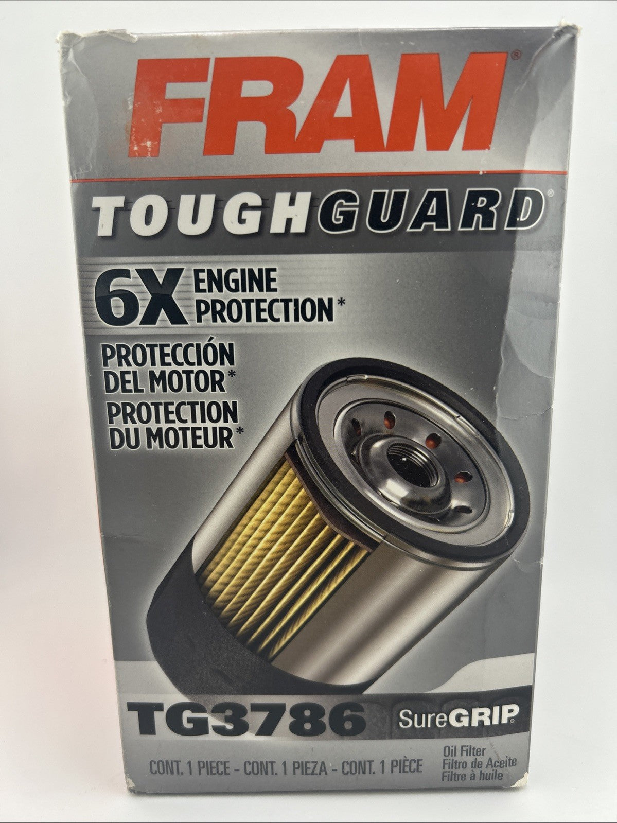 Genuine Fram Tough Guard Oil Filter #TG3786  Made in the USA