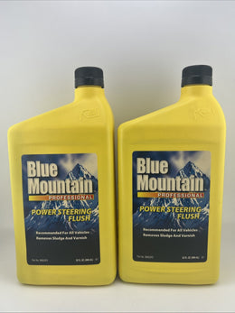 Blue Mountain Professional Power Steering Flush 32 Fluid Ounce (2-Pack)