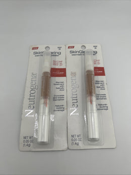 Lot of 2 Neutrogena SkinClearing Blemish Concealer Deep 20
