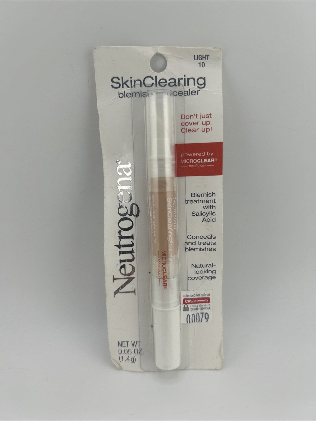Neutrogena Skinclearing Blemish Concealer MicroClear Light 10