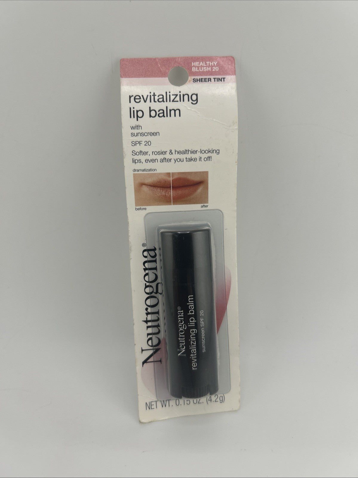 Neutrogena Revitalizing Tinted Lip Balm # 20 Healthy Blush New