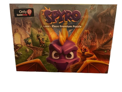 New Spyro 1000 Piece Puzzle Gamestop Exclusive Sealed! USAopoly Reignited
