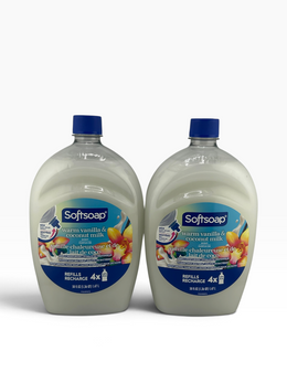Softsoap Warm Vanilla & Coconut Milk Hand Soap Refill 50 fl oz, (2-Pack)