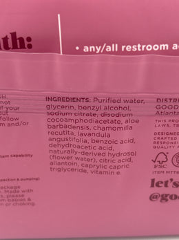 Goodwipes Flushable Wipes Variety 4-Pack, 240 Ct, Shea-Coco & Rosewater