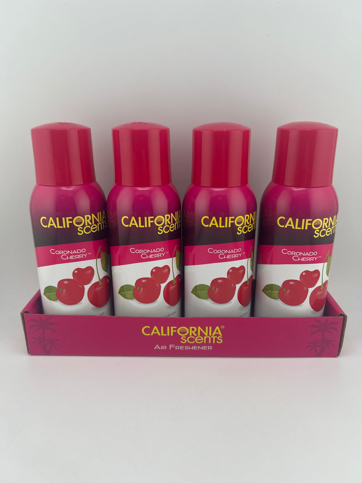 California Scents Coronado Cherry Air Freshener Spray 3.5 oz Each 4 Pack