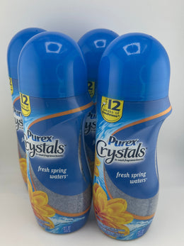 Purex Crystals Fresh Spring Waters Laundry Scent Booster 15.5 oz, 4-Pack