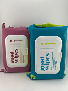 Goodwipes Flushable Wipes Variety 4-Pack, 240 Ct, Shea-Coco & Rosewater