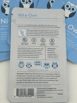 The Good Patch Nite Owl for Kids – 6 Packs, 36 Patches Total