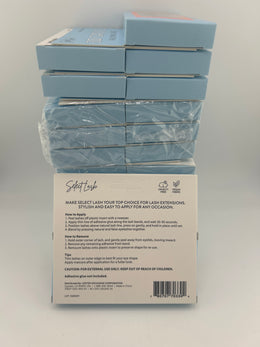 Select Lash 3D Cat Eye Faux Mink False Eyelashes Black 24 Packs 24 Pairs Box